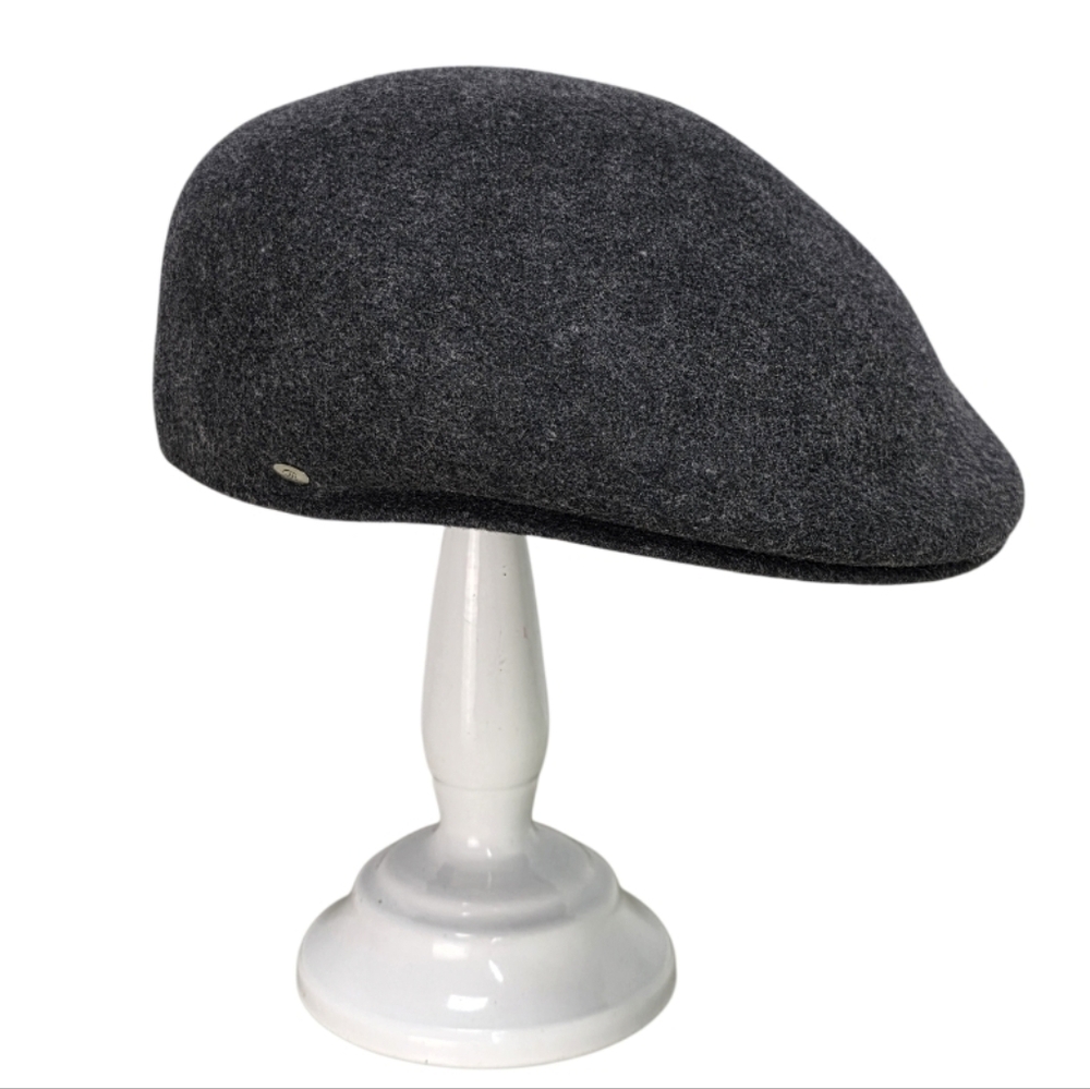 Gray Men's Flat Cap Hat